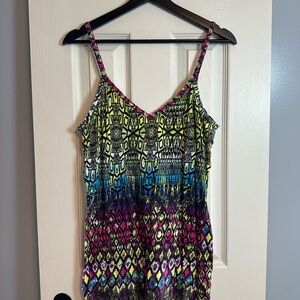 No Boundaries Multicolor Patterned Camisole